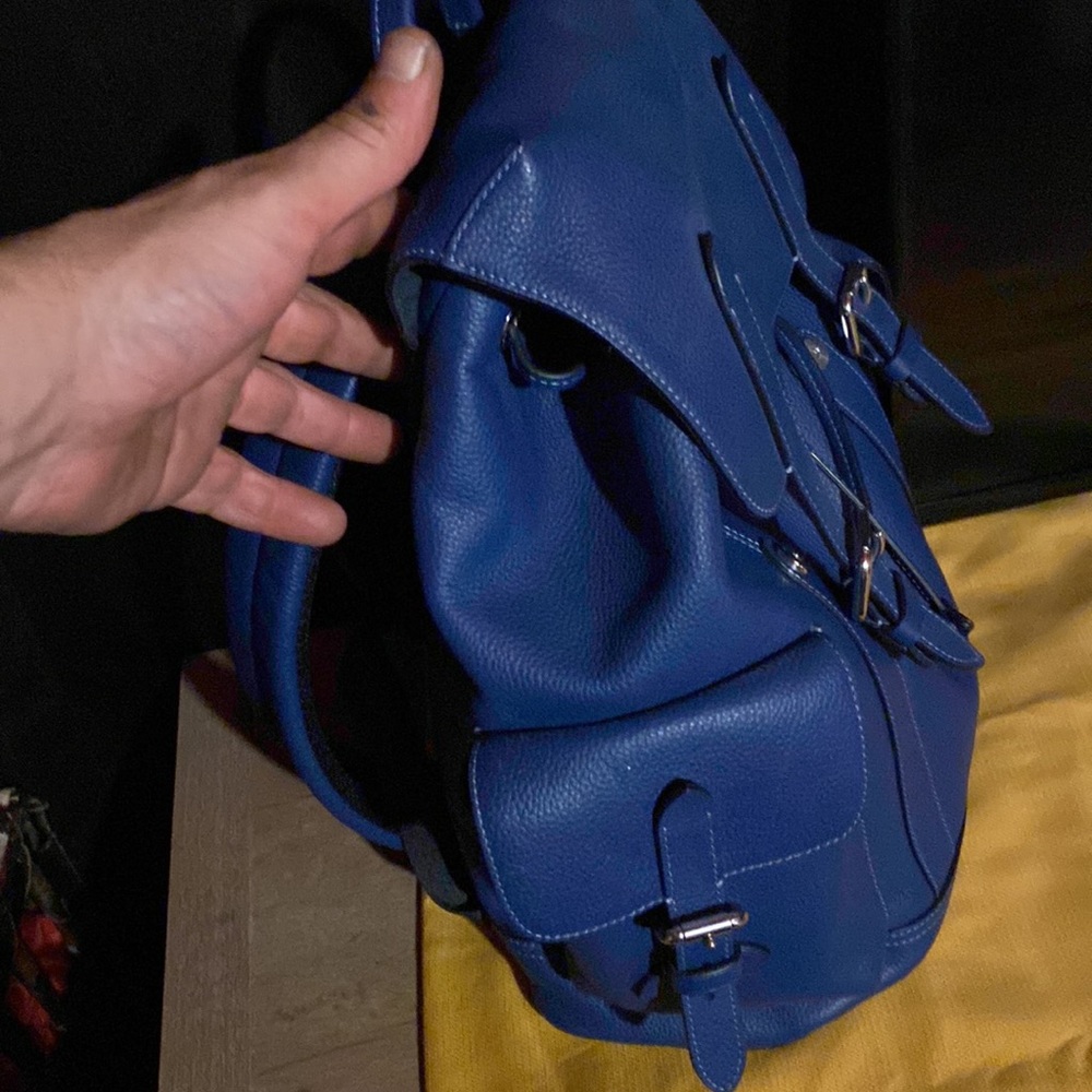 Unisex blue authentic coach backpack worn maybe twice - Picture 6 of 7